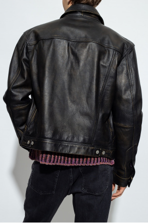 【DIESEL】【牛本革】L-RILEY GIACCA レザージャケット 黒 DIESEL L-RILEY GIACCA ヴィンテージ加工 レザージャケット - メルカリ